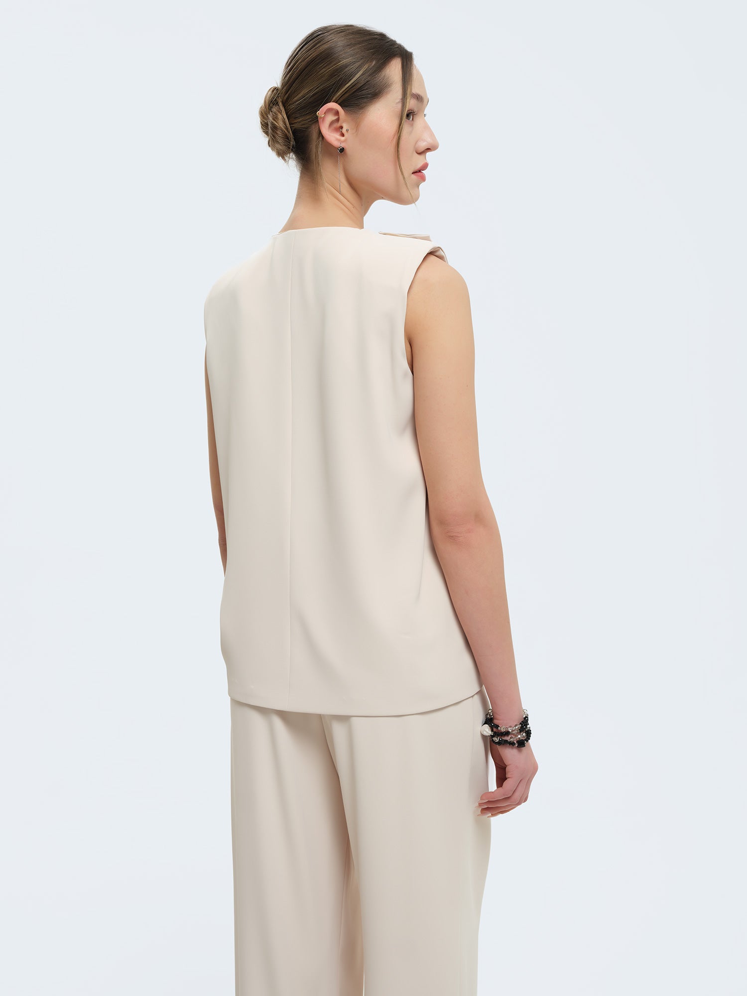 Top a portafoglio senza maniche