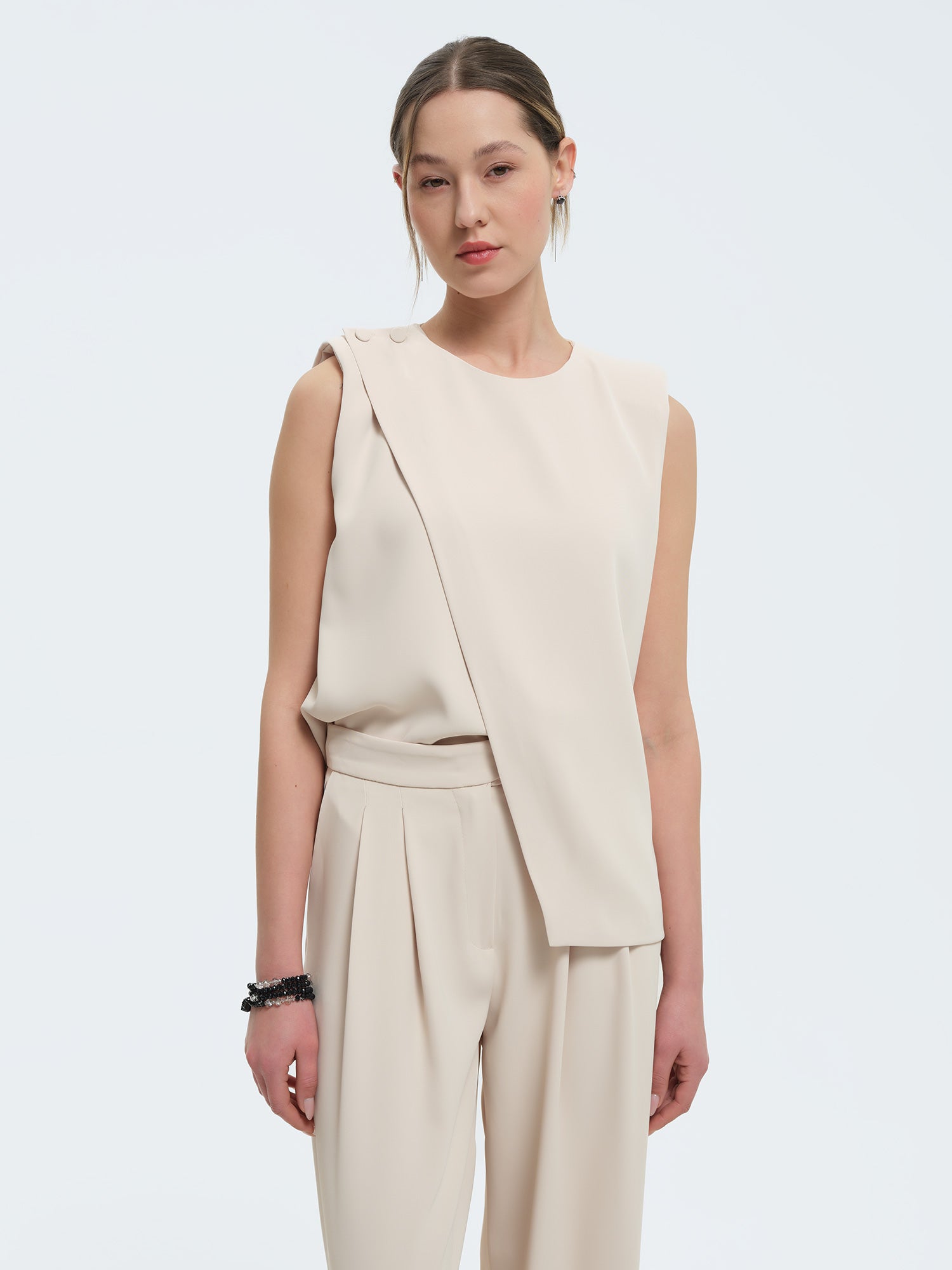 Top a portafoglio senza maniche