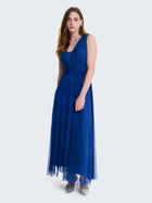 Abito lungo in tulle