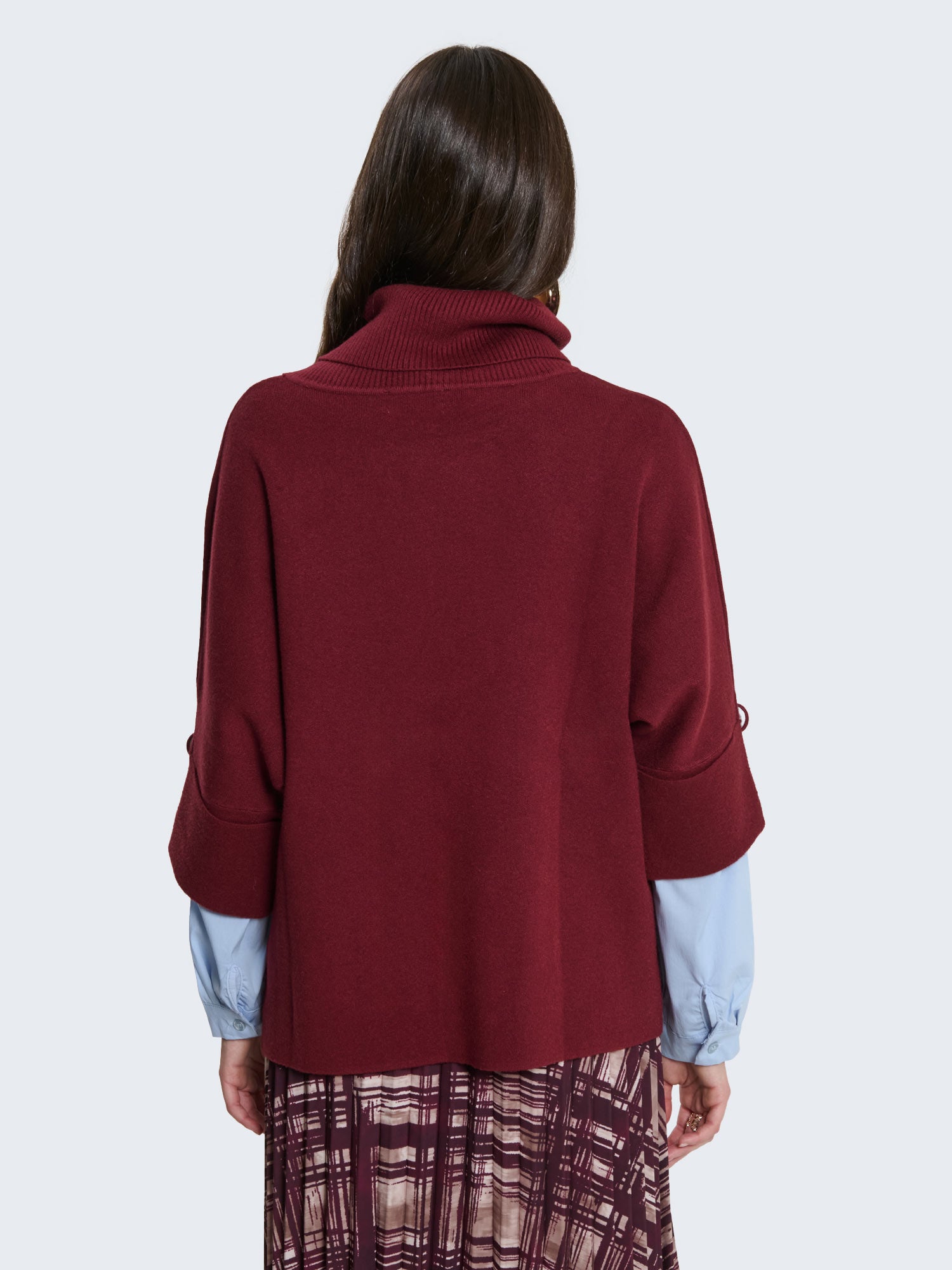 Maglia oversize a collo alto