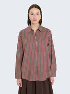 Camicia in cotone a righe