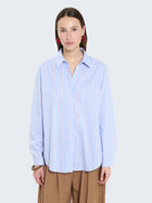 Camicia in cotone a righe