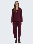 Pantaloni balloon punto milano