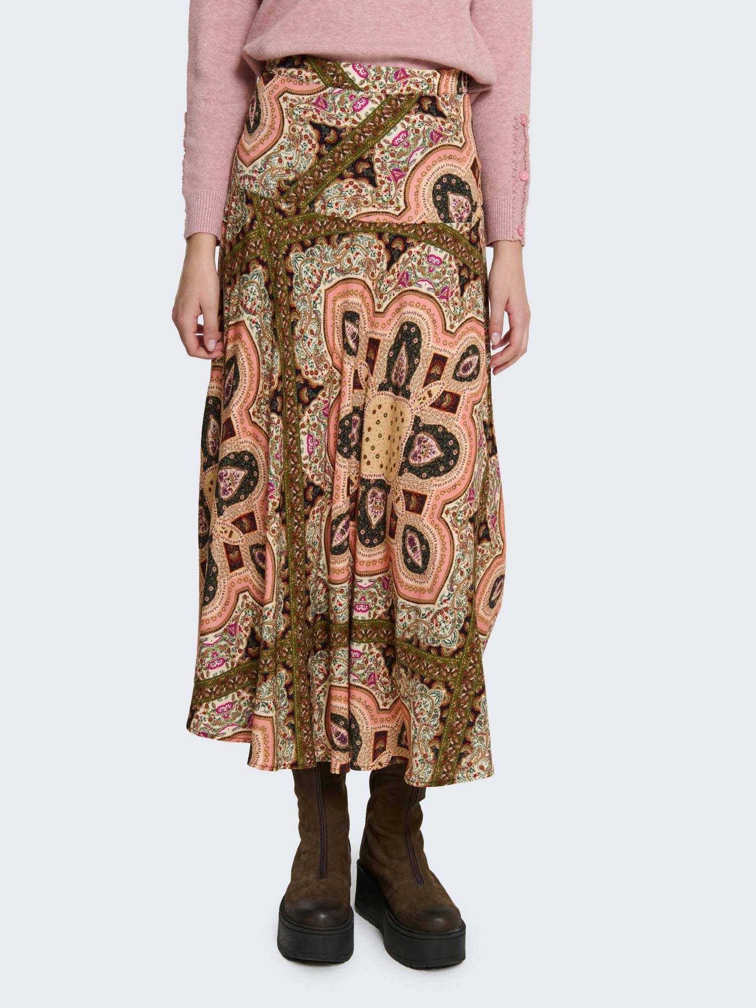 Gonna pencil con fantasia parsley