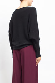 Batwing sleeve top