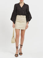 Minigonna in ecopelle