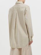 Camicia a righe con cravatta