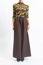 Pantalone palazzo con pinces