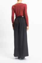 Pantalone palazzo con pinces