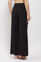 Pantalone palazzo con pannello