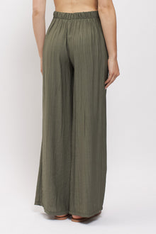 Pantalone palazzo con pannello