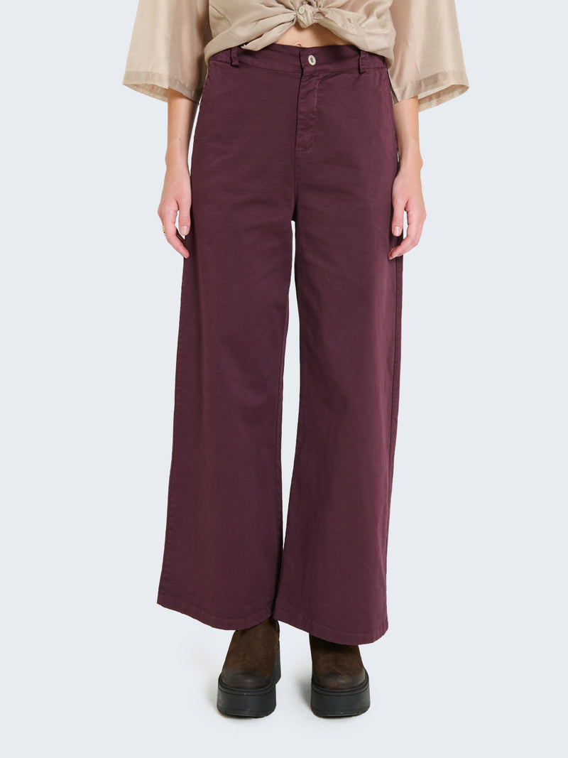 Cotton palazzo trousers