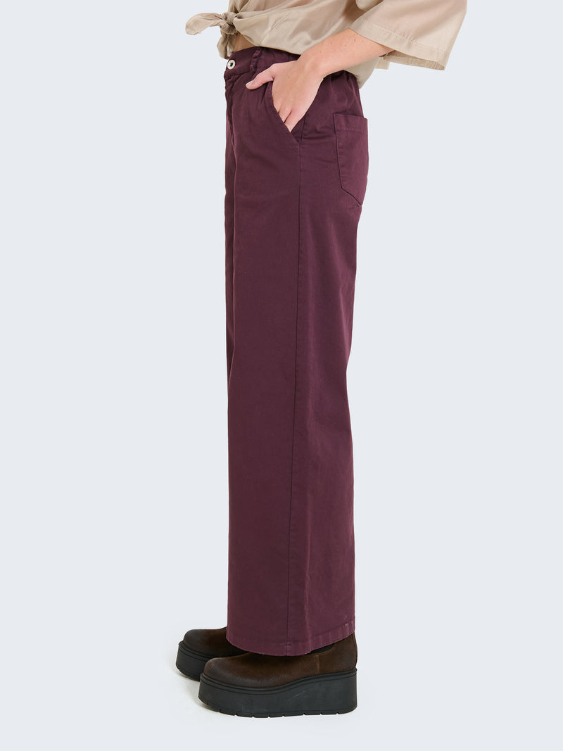 Cotton palazzo trousers