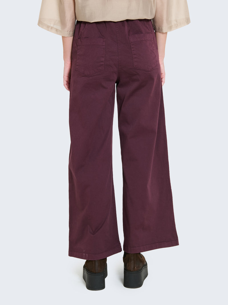 Cotton palazzo trousers