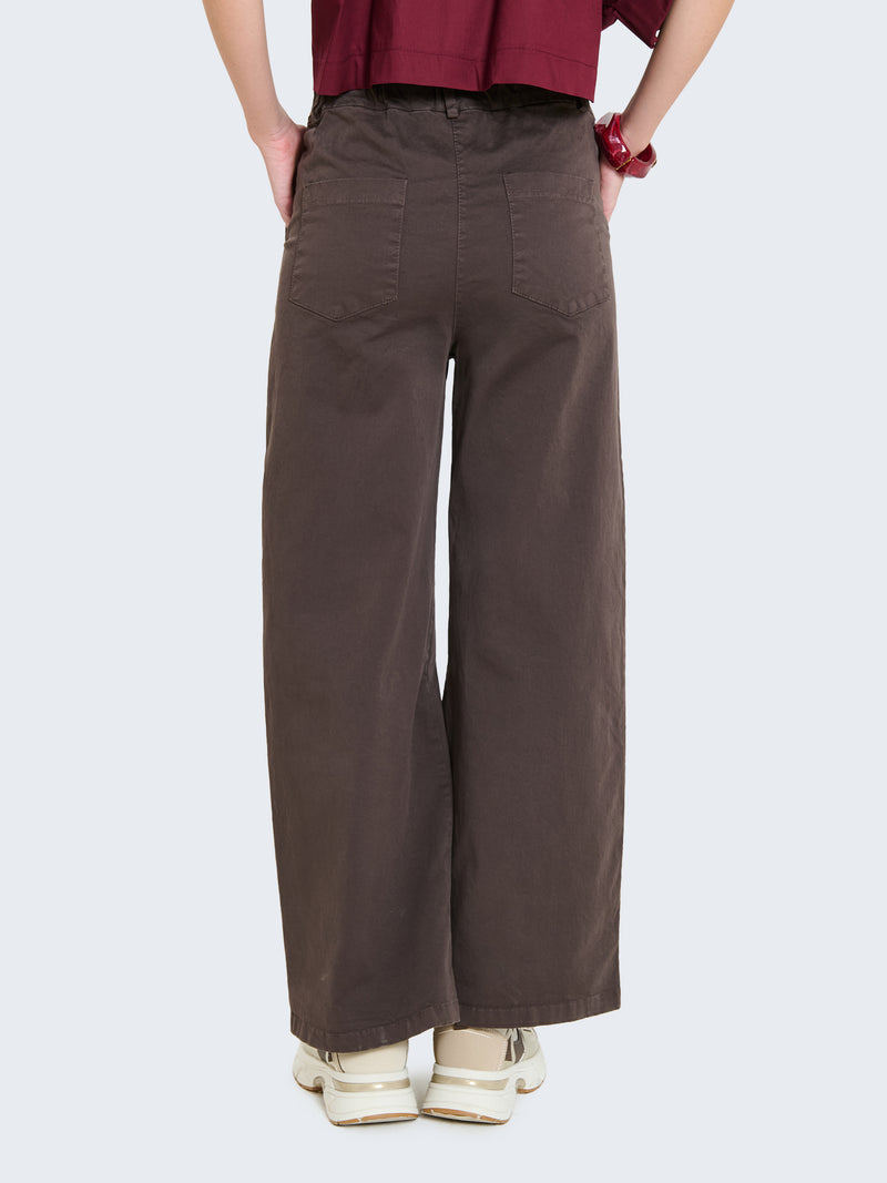 Cotton palazzo trousers