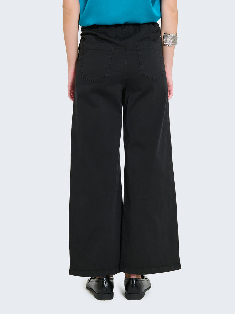 Cotton palazzo trousers