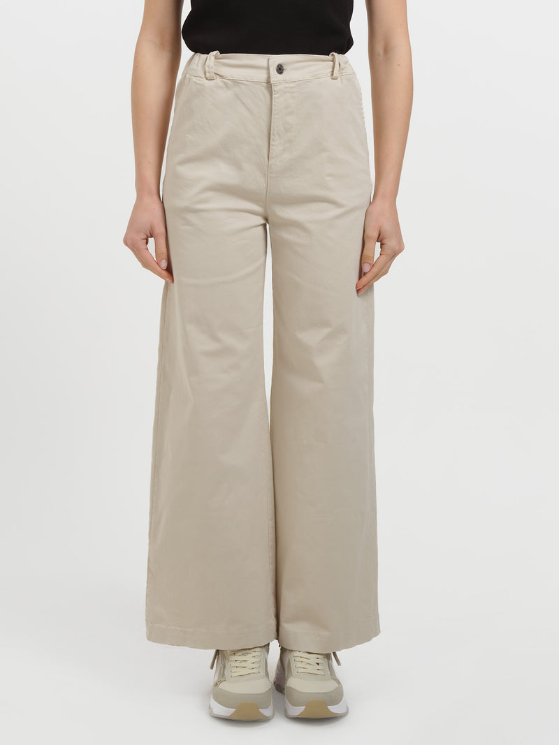 Pantaloni palazzo in cotone