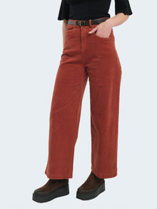 Pantaloni palazzo in velluto