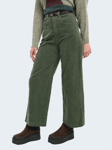 Pantaloni palazzo in velluto