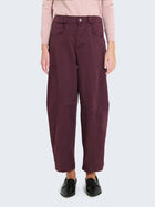 Cotton balloon trousers