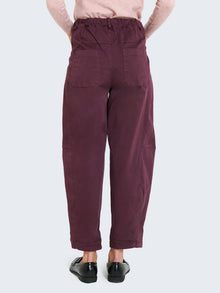 Cotton balloon trousers