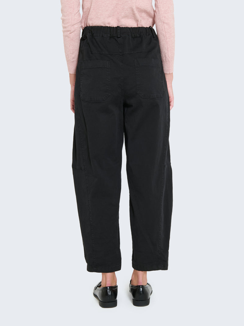 Cotton balloon trousers
