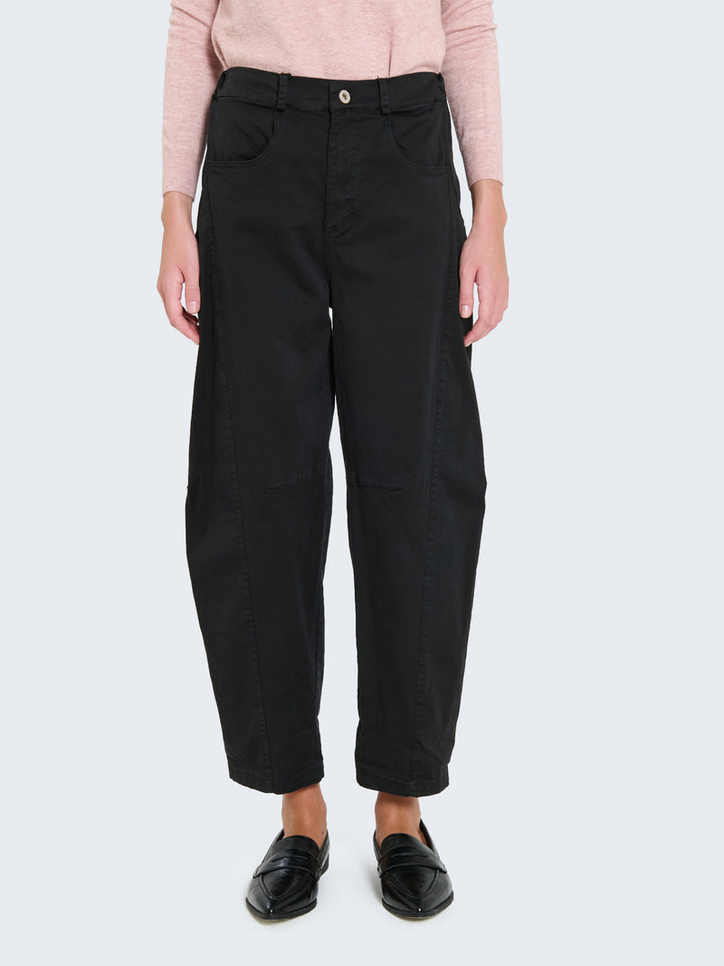 Cotton balloon trousers