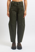Pantalone barrel in cotone