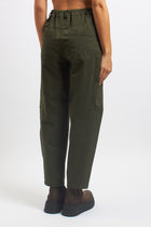 Pantalone barrel in cotone