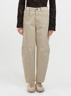 Pantalone barrel in cotone