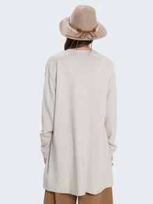 Cardigan lungo con tasche