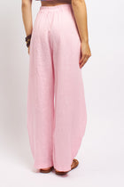 Pantalone Barrel in lino