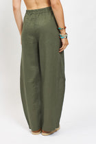 Pantalone Barrel in lino