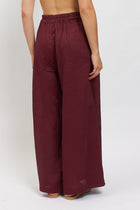 Pantalone palazzo in lino