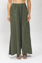 Pantalone palazzo in lino