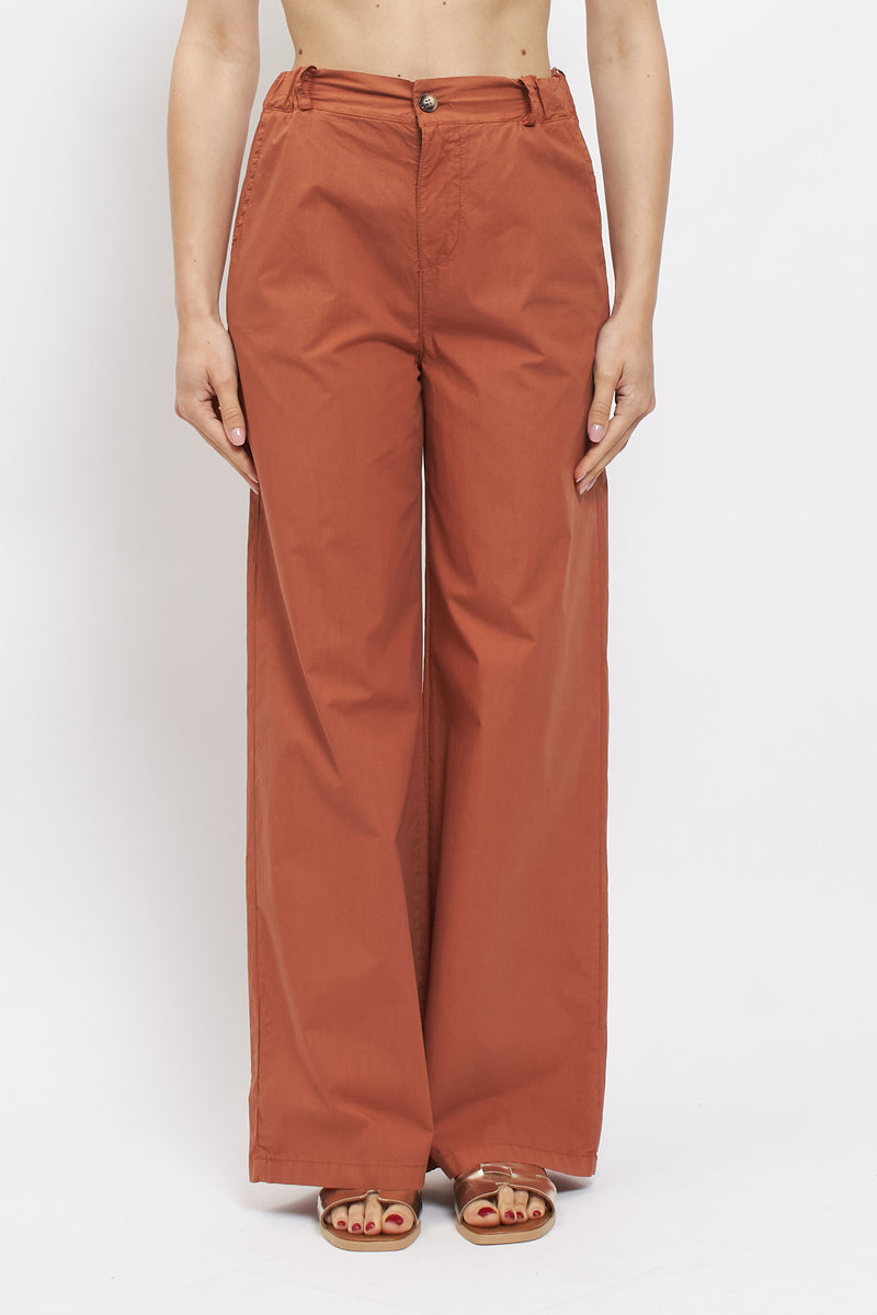 Pantalone palazzo in cotone