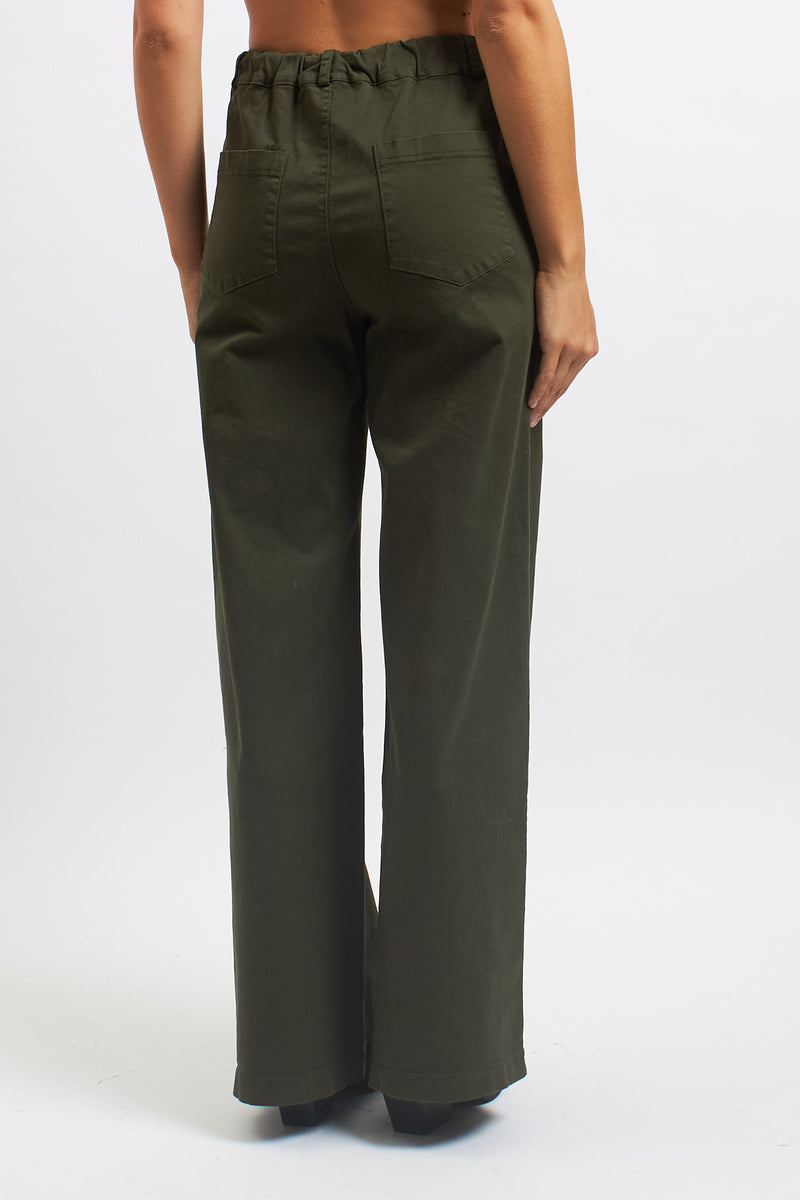 Cotton palazzo pants
