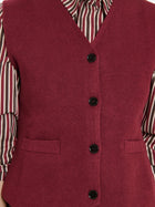 Gilet in maglia con bottoni