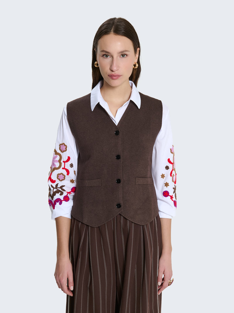 KNITTED VEST