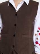 Gilet in maglia con bottoni