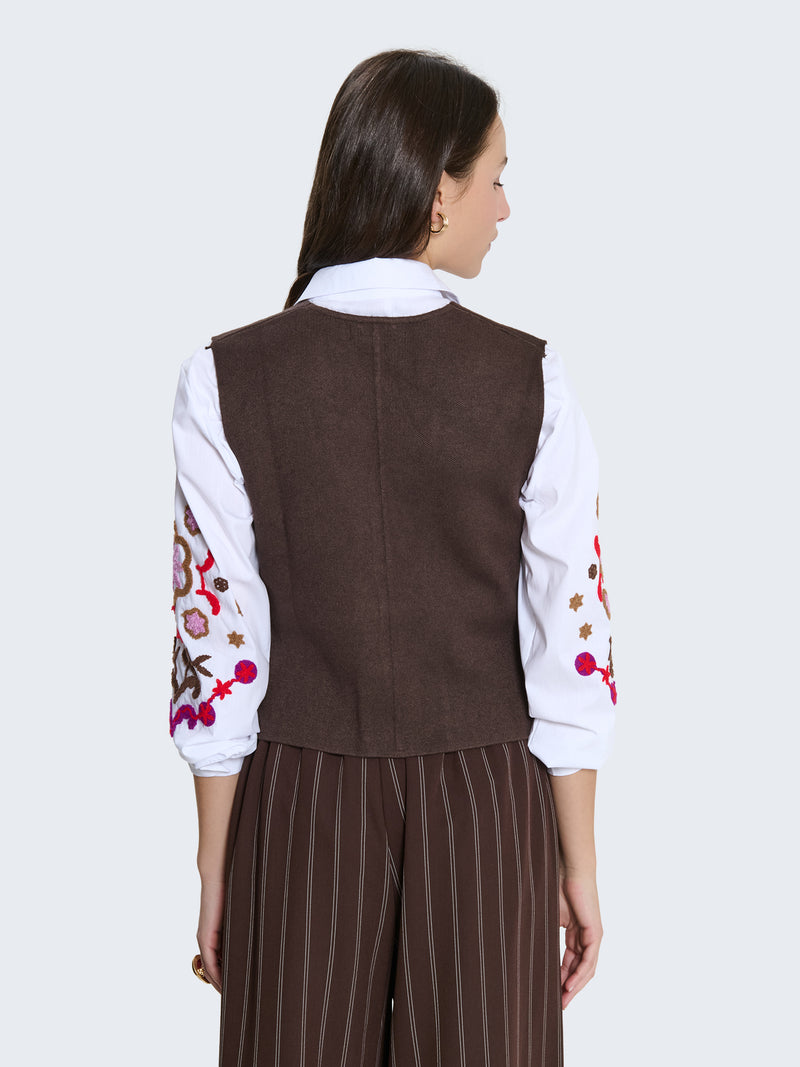 KNITTED VEST