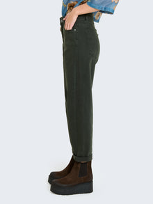 Jeans straight con risvoltino