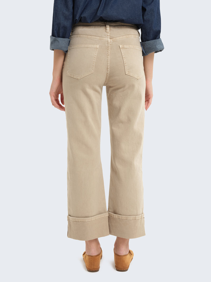 Jeans Con Risvolto