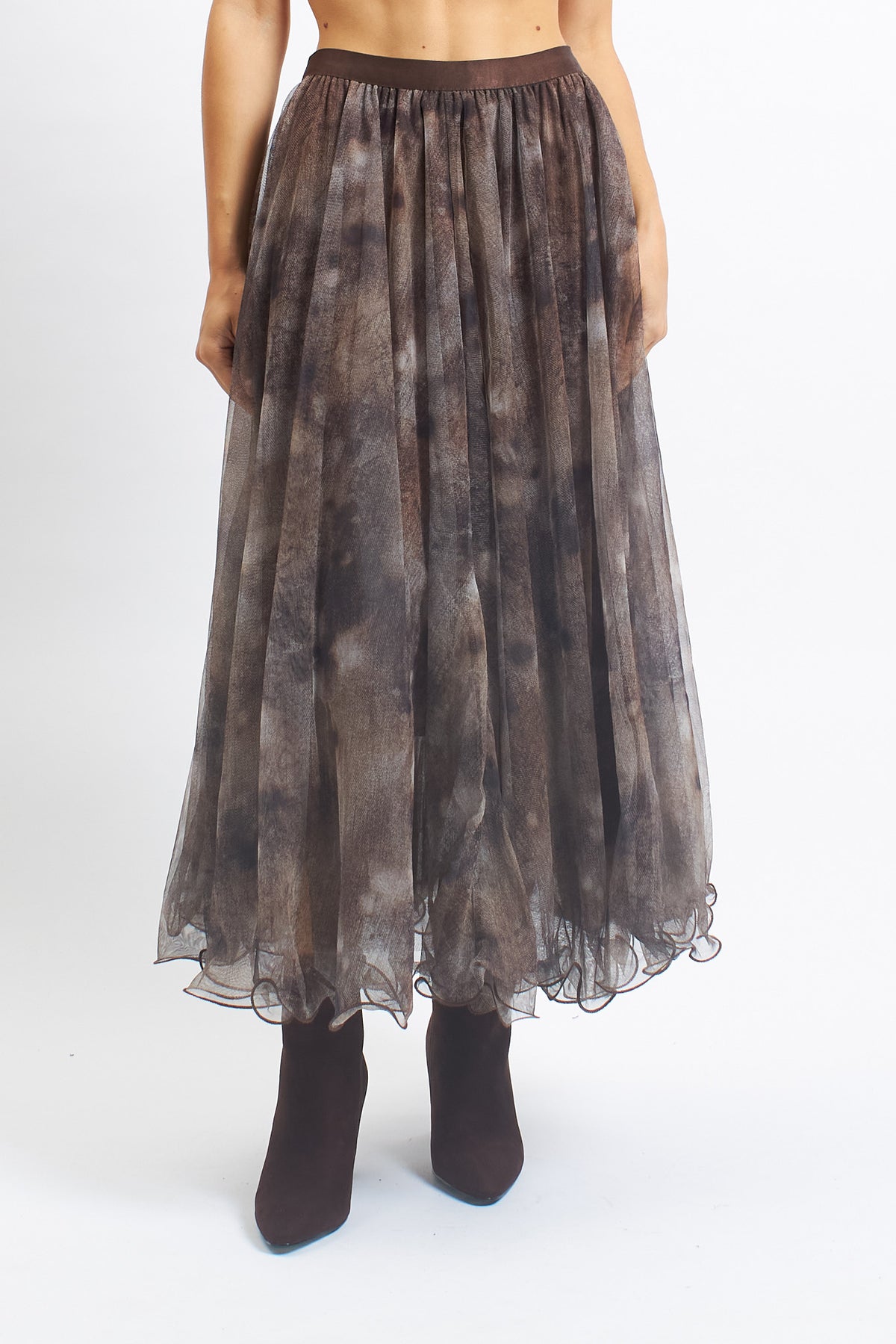 Gonna lunga in tulle
