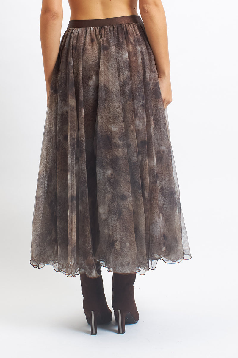 Gonna lunga in tulle