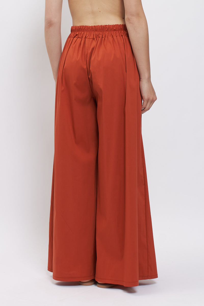 Pantalone palazzo in cotone