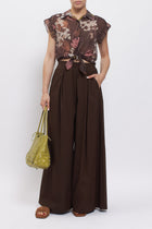Pantalone palazzo in cotone