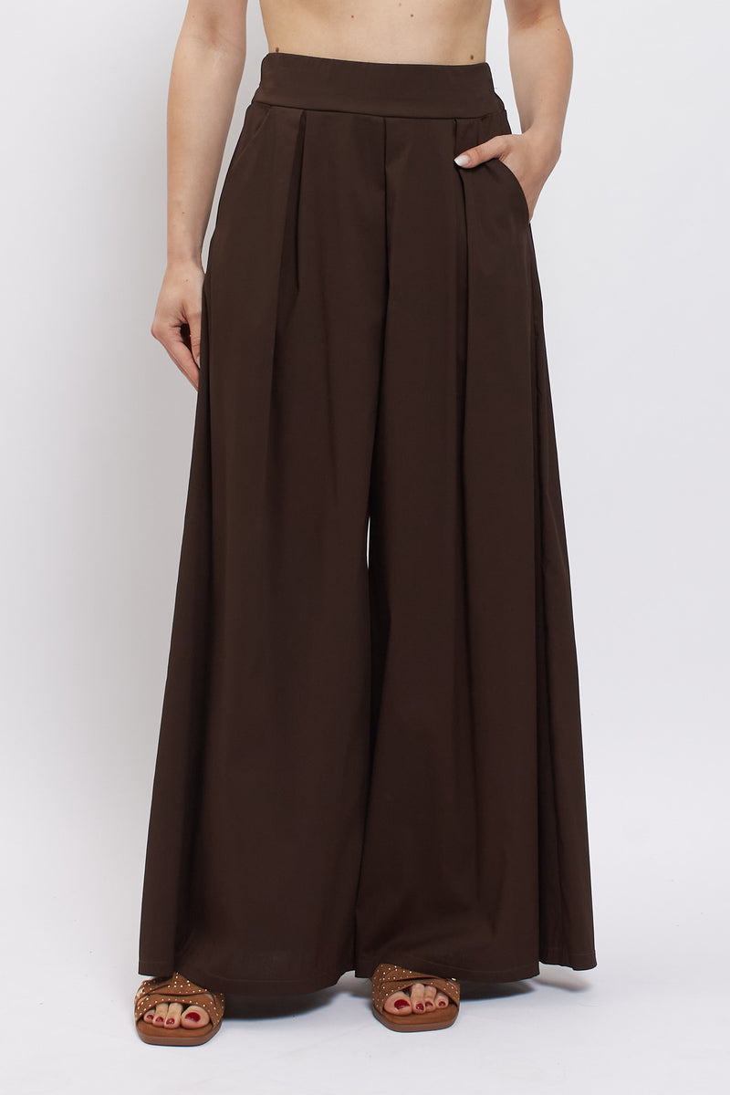 Pantalone palazzo in cotone