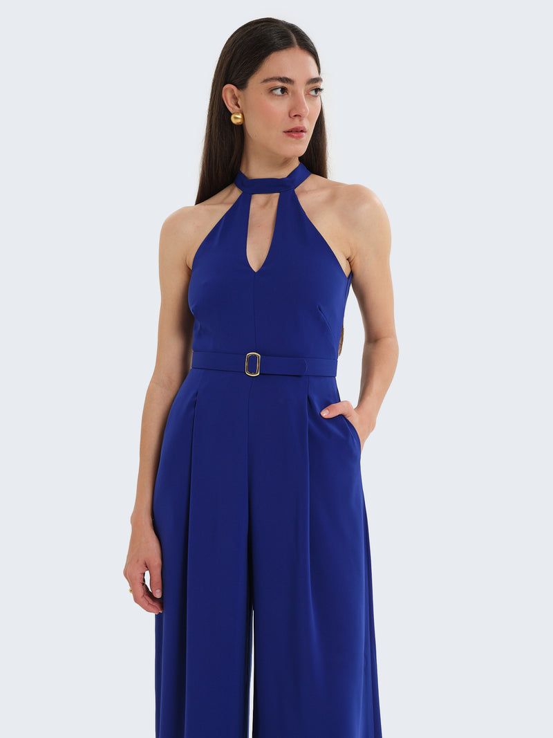 Tuta con scollo all'americana