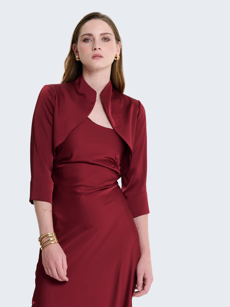Bolero in raso